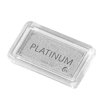 999 Platinum Bar 13x26x0.23mm 2 Grams