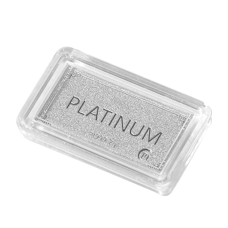 999 Platinum Bar 13x26x0.23mm 2 Grams