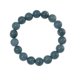 Olmec Jadeite 11-13mm 270.00 ctw Beaded Stretch Bracelet