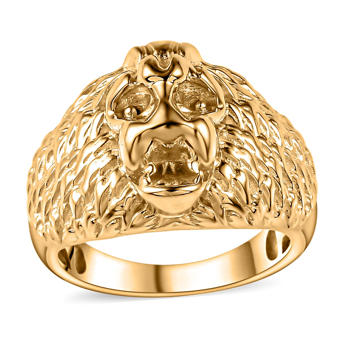 Mens Ring in 18K YG Plated Bronze (Size 9) image number 0