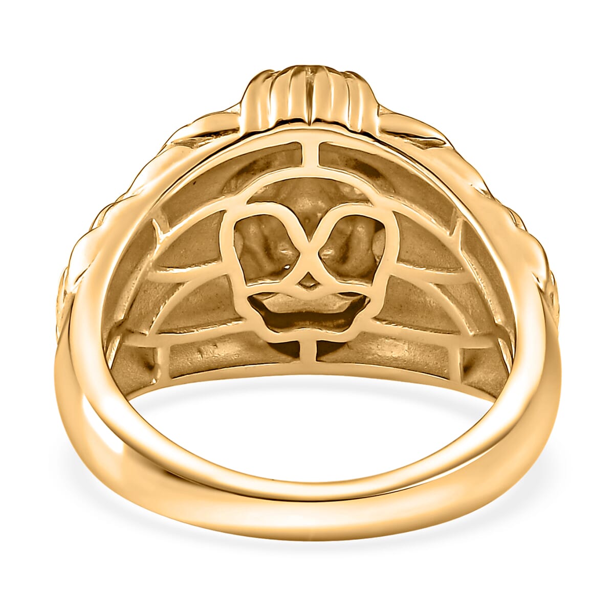Mens Ring in 18K YG Plated Bronze (Size 9) image number 4