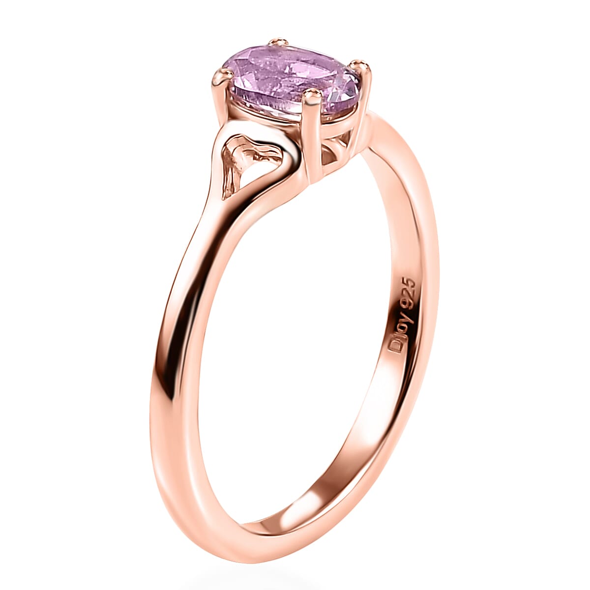 Premium Martha Rocha Kunzite Ring in 18K Vermeil RG Over Sterling Silver (Size 10.0) 0.65 ctw image number 3