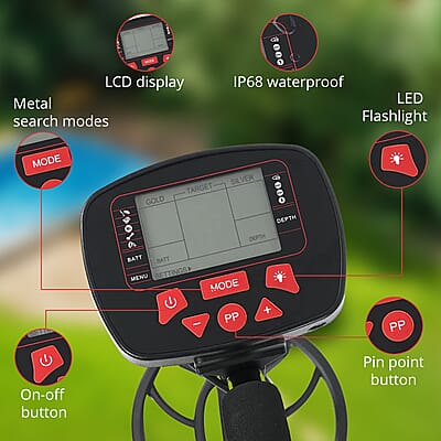 Red Metal Detector