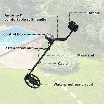 Red Metal Detector