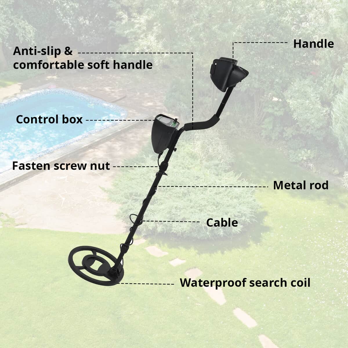 Closeout Green Metal Detector image number 3