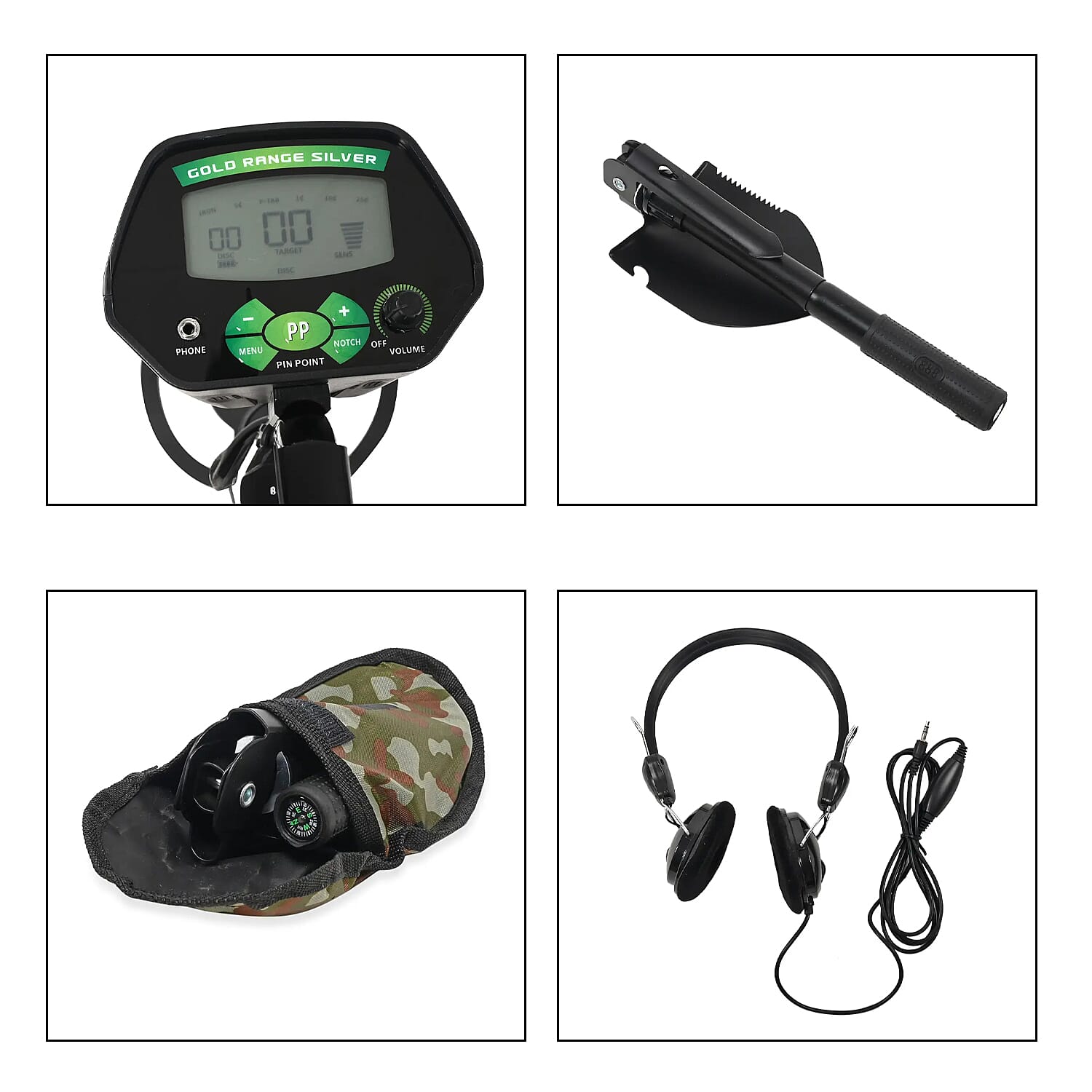 Buy Closeout Green Metal Detector at ShopLC.