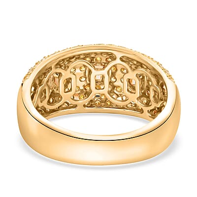 Modani Natural Yellow Diamond 2.00 ctw Ring in 14K Yellow Gold (Size 10.0) 5.60 Grams