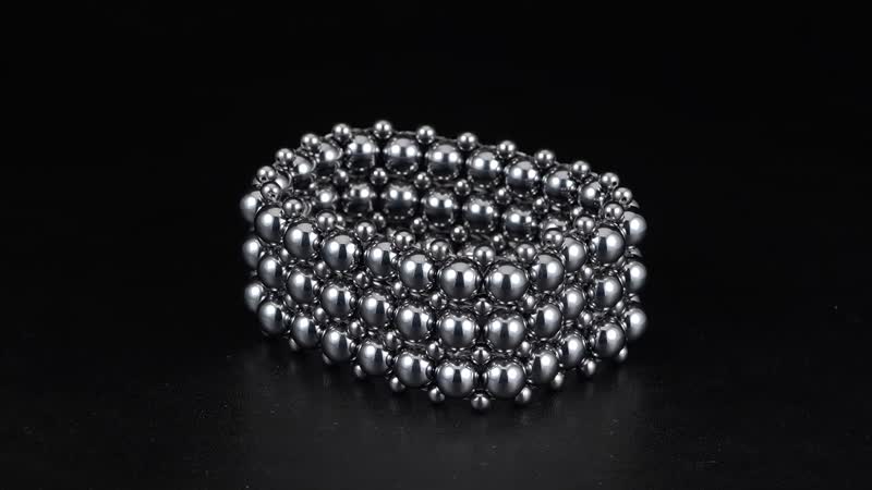 Terahertz 265.00 ctw Beaded Stretch Bracelet 6.5-7.00 Inches