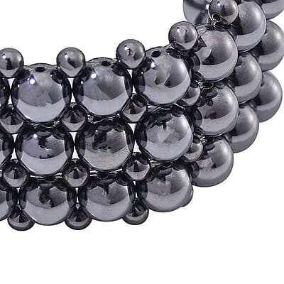Terahertz 265.00 ctw Beaded Stretch Bracelet 6.5-7.00 Inches