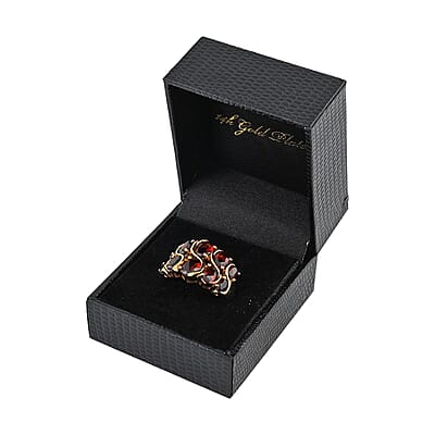 Mozambique Garnet 5.50 ctw Ring in Goldtone (Size 6.0)