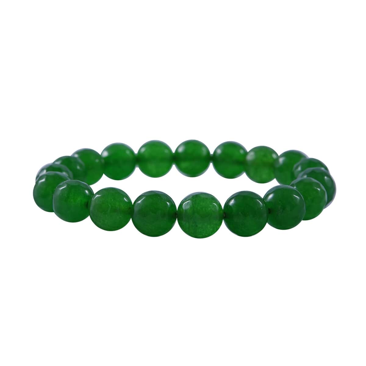 Verde Onyx 100.00 ctw Beaded Stretch Bracelet image number 0