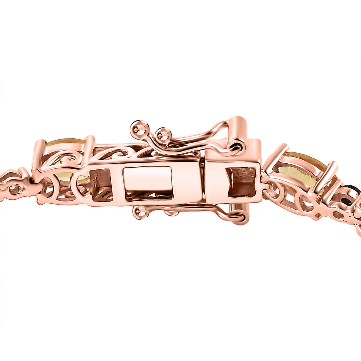 Multi Beryl 8.35 ctw Bracelet in 18K Vermeil Rose Gold Over Sterling Silver (7.25 In) image number 3