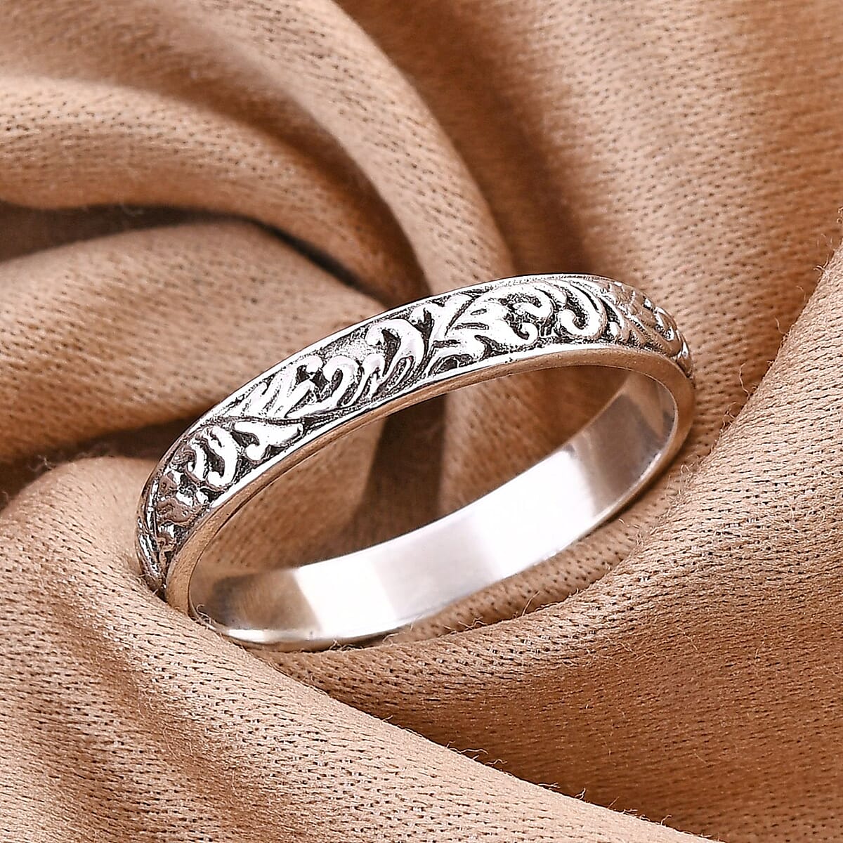 Bali Legacy Sterling Silver Ring (Size 9.0) 3.63 Grams image number 1