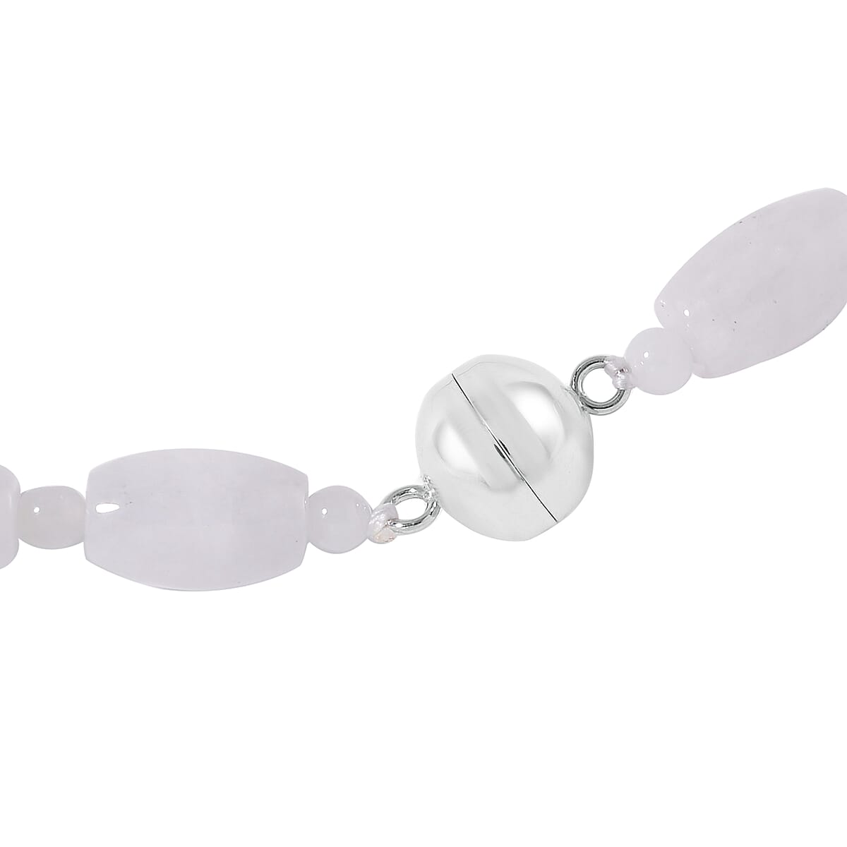 Natural Jade 360.00 ctw Carved Qilin Pendant with Beaded Necklace in Rhodium Over Sterling Silver 20 Inches image number 5