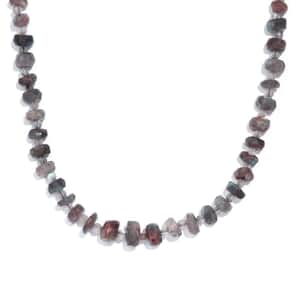 Malagasy Labradorite Necklace (20 Inches) in Stainless Steel 126.50 ctw