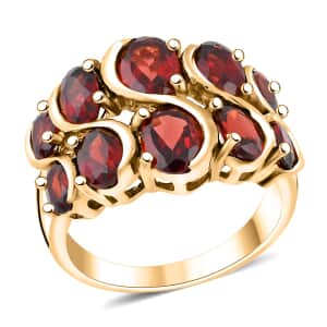 Mozambique Garnet 5.50 ctw Ring in Goldtone (Size 8.0)