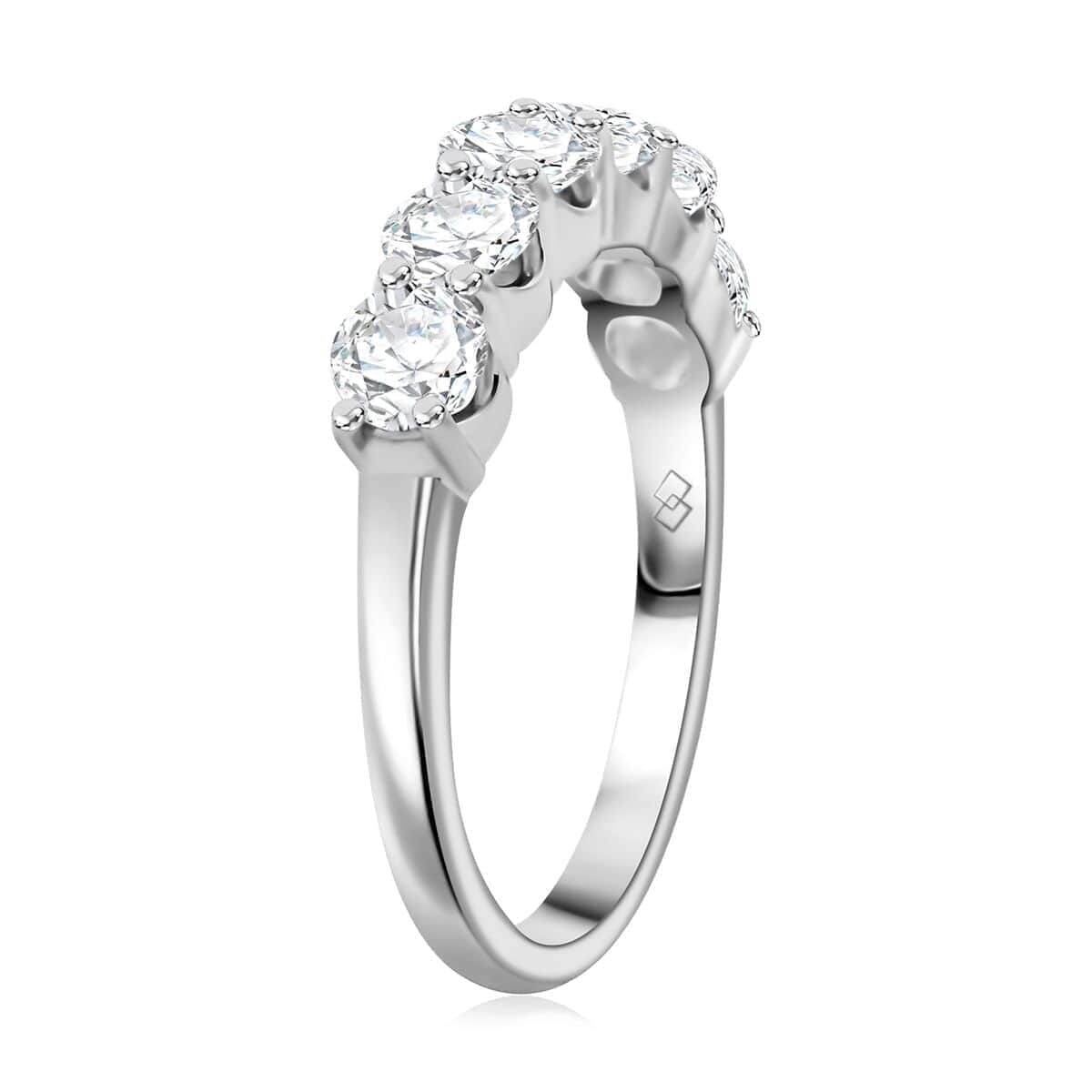 Luxuriant Lab Grown Diamond 1.65 ctw Ring in 14K White Gold (Size 7.0) image number 3