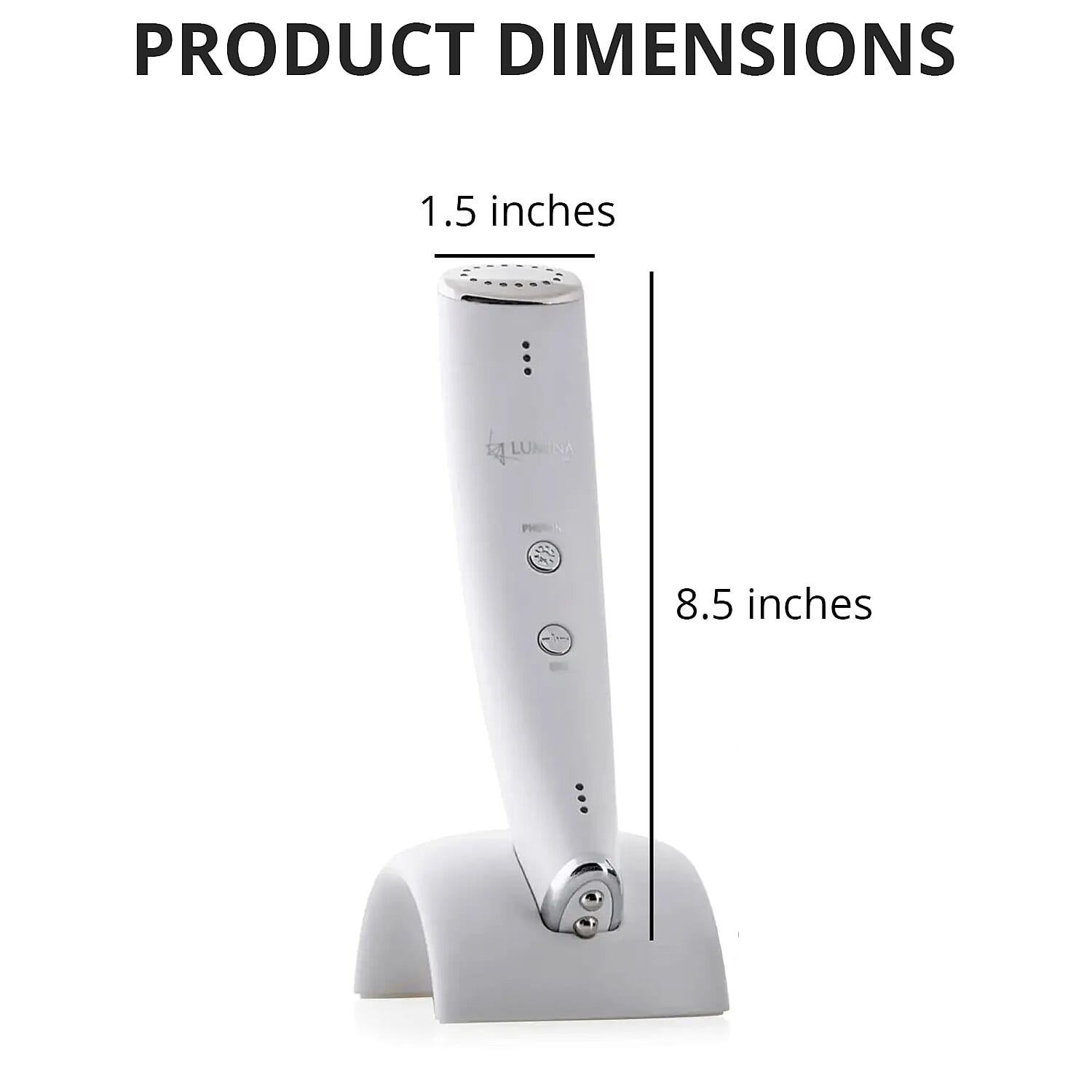 Lumina NRG 3-1 Anti-Aging Microcurrent Facial Toning Device with Free Activator Gel (Manufacturer Warranty)