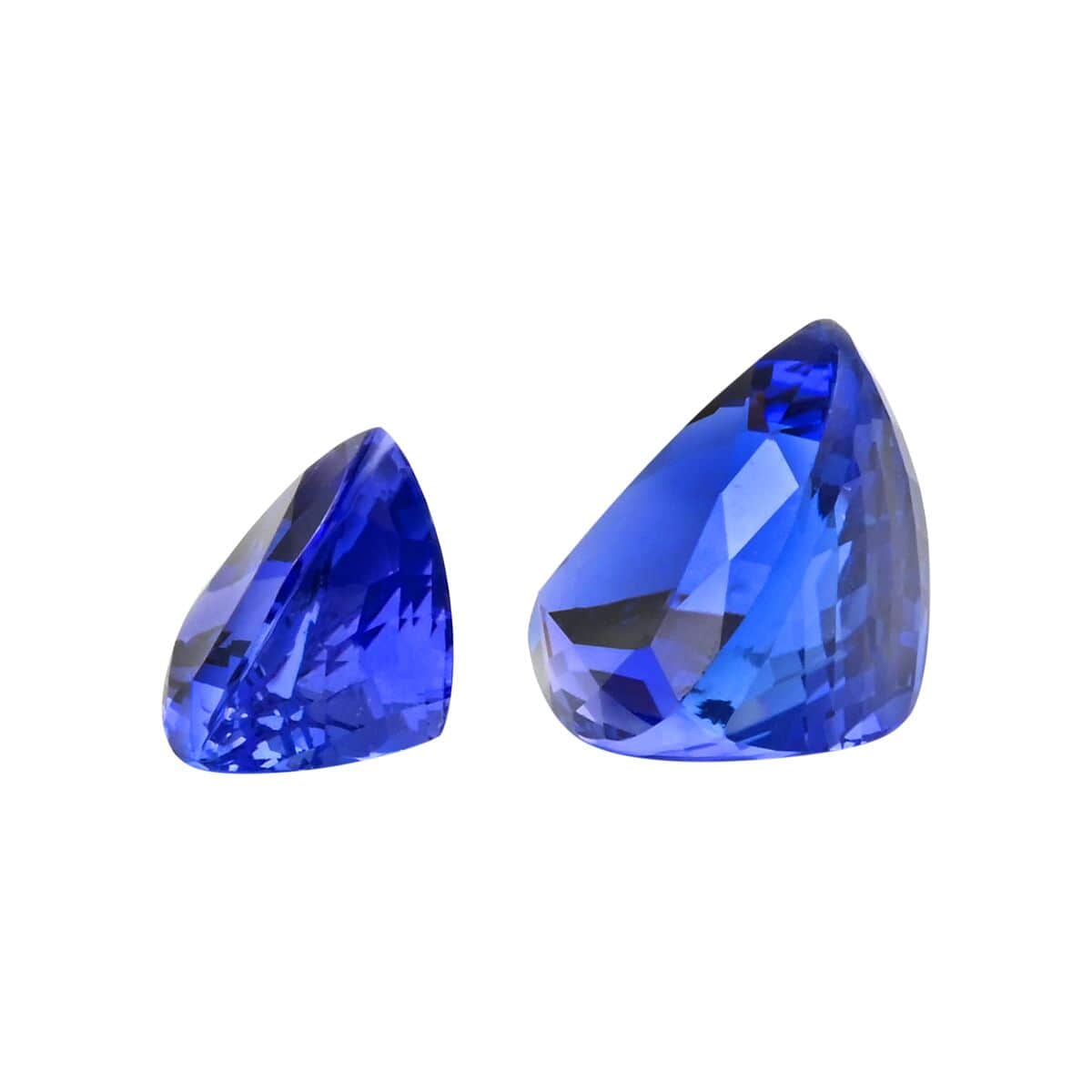 Special Cut By Tony Diniz Certified & Appraised AAAA Tanzanite Set of 3 (Fancy Free Size) 15.51 ctw image number 1