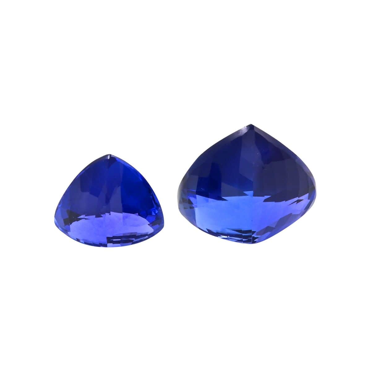 Special Cut By Tony Diniz Certified & Appraised AAAA Tanzanite Set of 3 (Fancy Free Size) 15.51 ctw image number 2