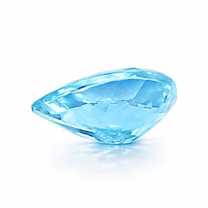 Certified & Appraised AAAA Santa Maria Aquamarine (Pear 14x10.2 mm) 5.04 ctw