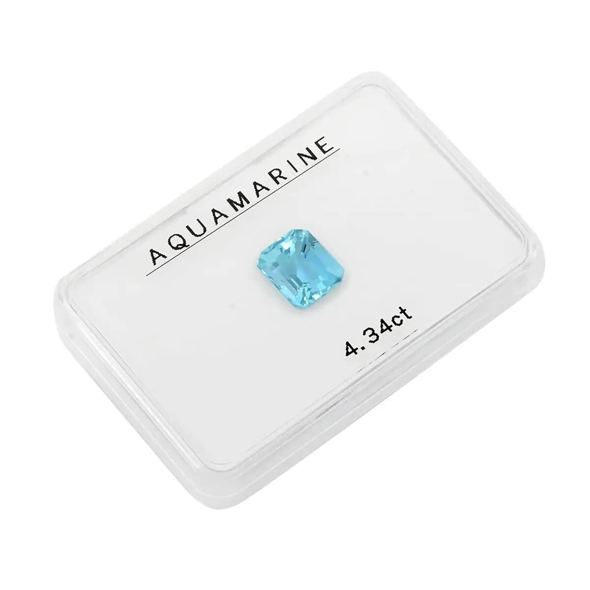 AAAA Santa Maria Aquamarine (Oct 10x8.6 mm) 4.34 ctw image number 5