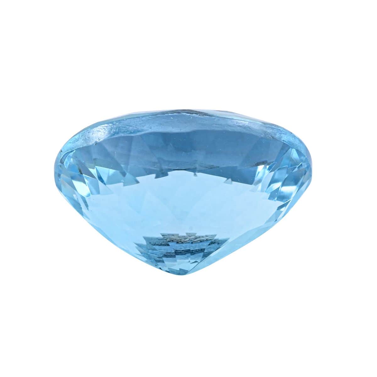 Certified & Appraised AAAA Santa Maria Aquamarine (Ovl 13.2X9.5 mm) 5.68 ctw image number 2