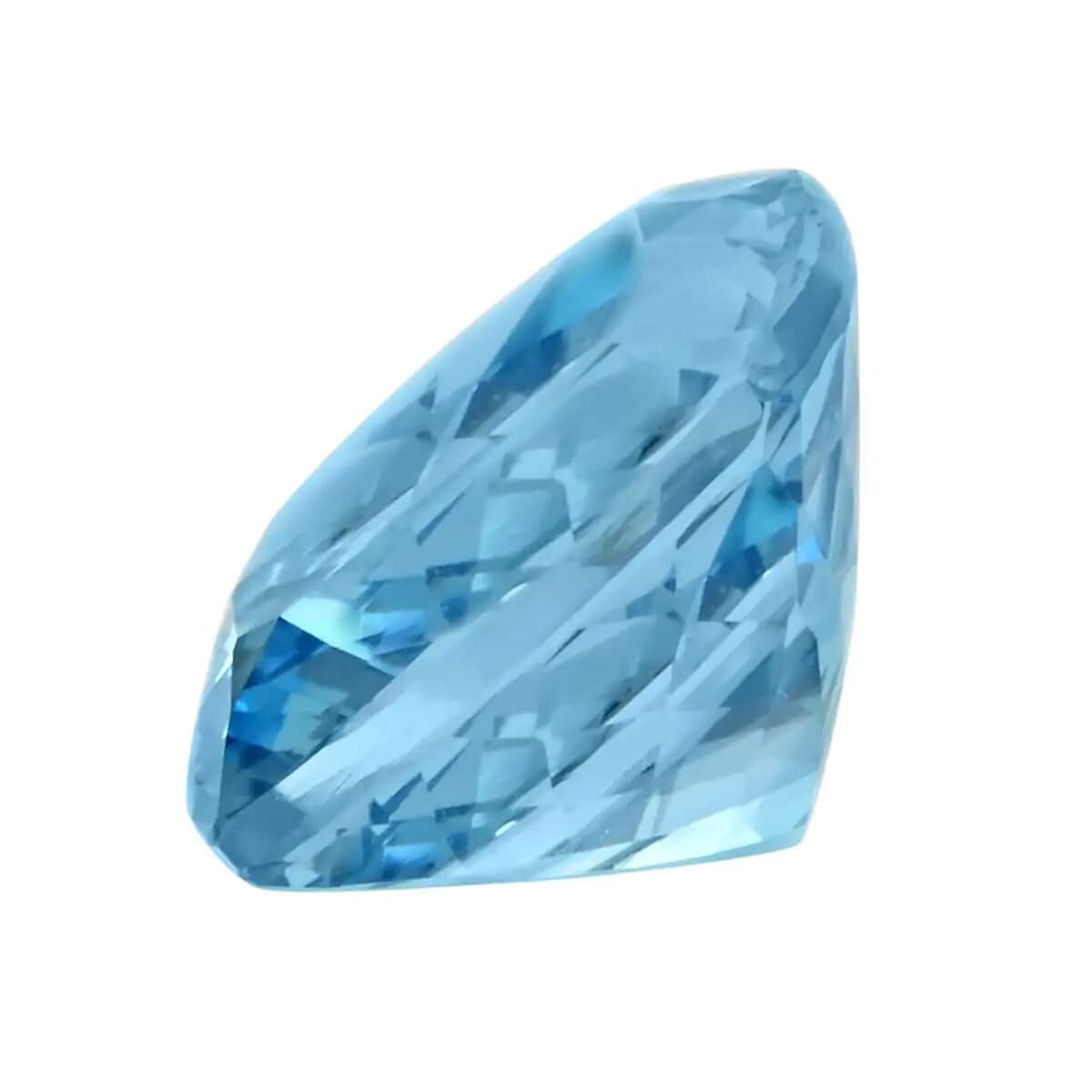 Certified & Appraised AAAA Santa Maria Aquamarine (Cush 12.5X11.2 mm) 6.55 ctw image number 1