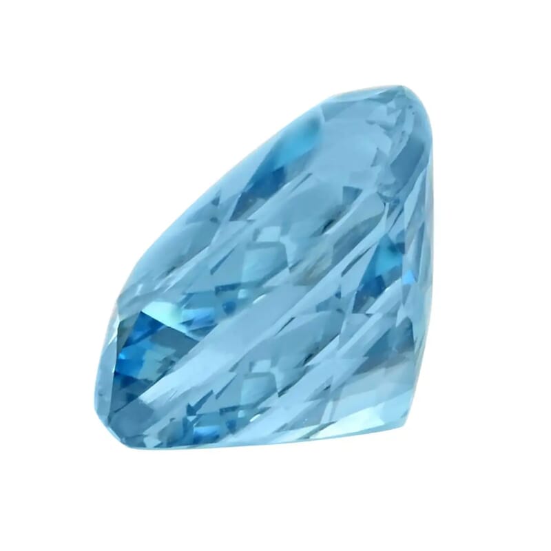 Certified & Appraised AAAA Santa Maria Aquamarine (Cush 12.5X11.2 mm) 6.55 ctw