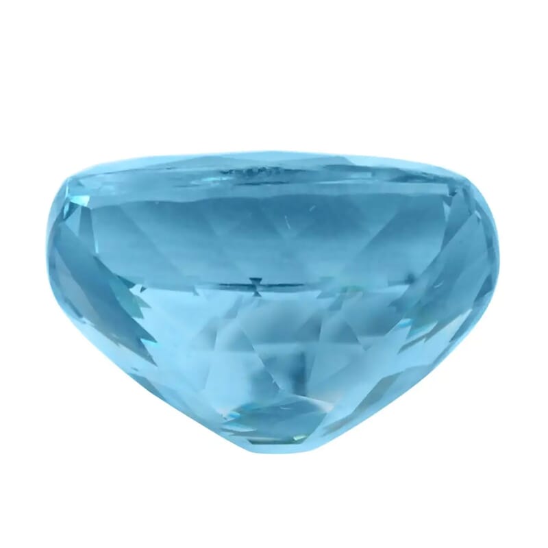 Certified & Appraised AAAA Santa Maria Aquamarine (Cush 12.5X11.2 mm) 6.55 ctw