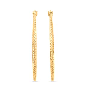14K Yellow Gold Over Sterling Silver Earrings 2.10 Grams