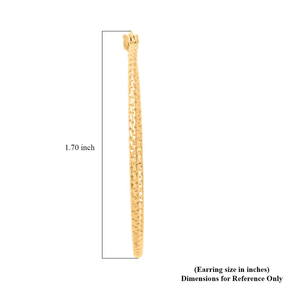 14K Yellow Gold Over Sterling Silver Earrings 2.10 Grams image number 5