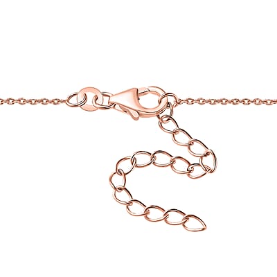 D'Joy Mahenge Spinel and Multi Gemstone 2.35 ctw Bubbles Necklace in 18K Vermeil Rose Gold Over Sterling Silver 18 Inches