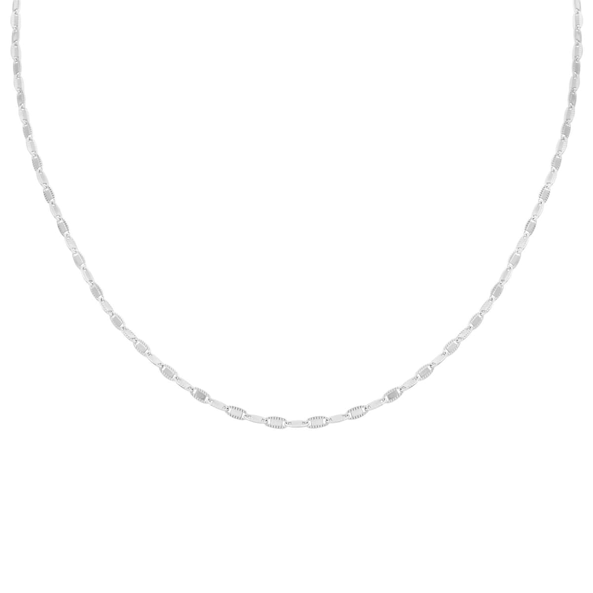 Chain Necklace in Sterling Silver 24 Inches 5.8 Grams image number 0