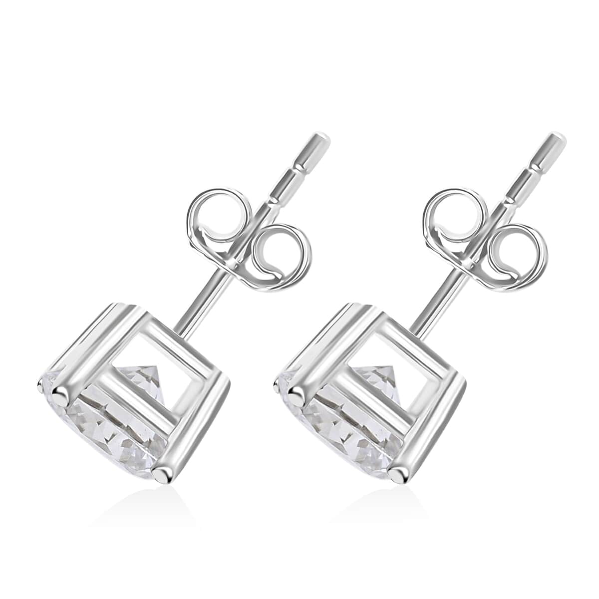 Luxuriant Lab Grown Diamond G VS 1.00 ctw Earrings in 14K White Gold image number 4