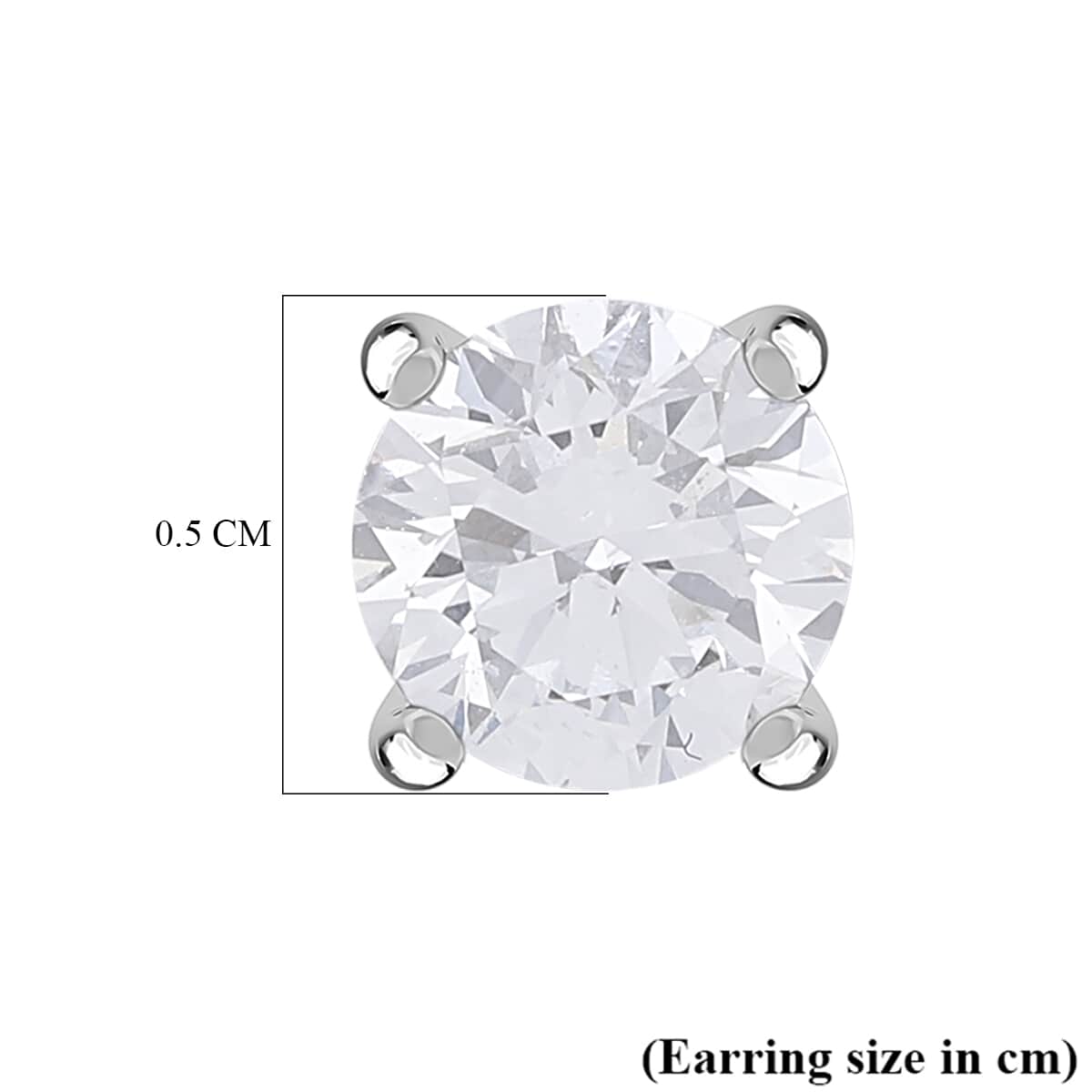 Luxuriant Lab Grown Diamond G VS 1.00 ctw Earrings in 14K White Gold image number 5