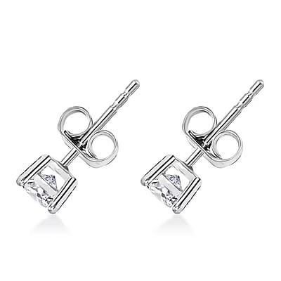 Luxuriant Lab Grown Diamond G VS 1.00 ctw Earrings in 14K White Gold