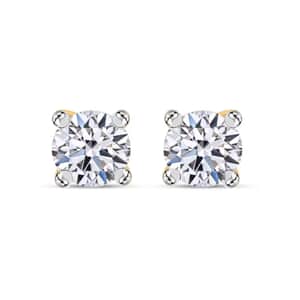 Luxuriant Lab Grown Diamond G VS 1.00 ctw Stud Earrings in 14K Yellow Gold