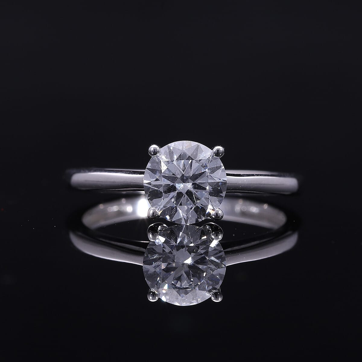 Luxuriant Lab Grown Diamond G VS 1.00 ctw Ring in 14K White Gold (Size 8.5) image number 1