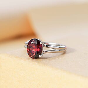 Debate Deal Orissa Rhodolite Garnet, Ouro Fino Rubellite Ring in Rhodium Over Sterling Silver (Size 10.0) 2.30 ctw