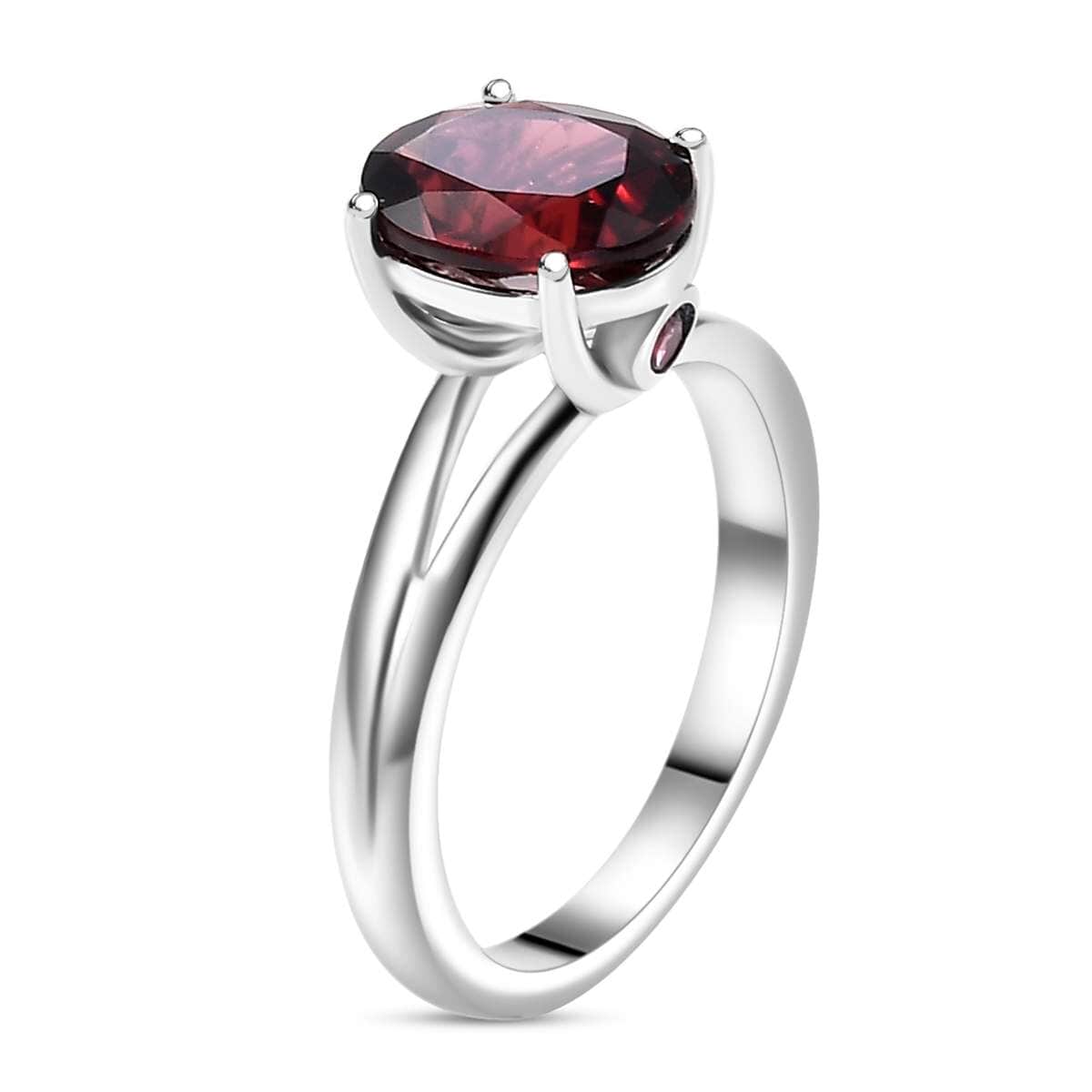 Debate Deal Orissa Rhodolite Garnet, Ouro Fino Rubellite Ring in Rhodium Over Sterling Silver (Size 10.0) 2.30 ctw image number 3