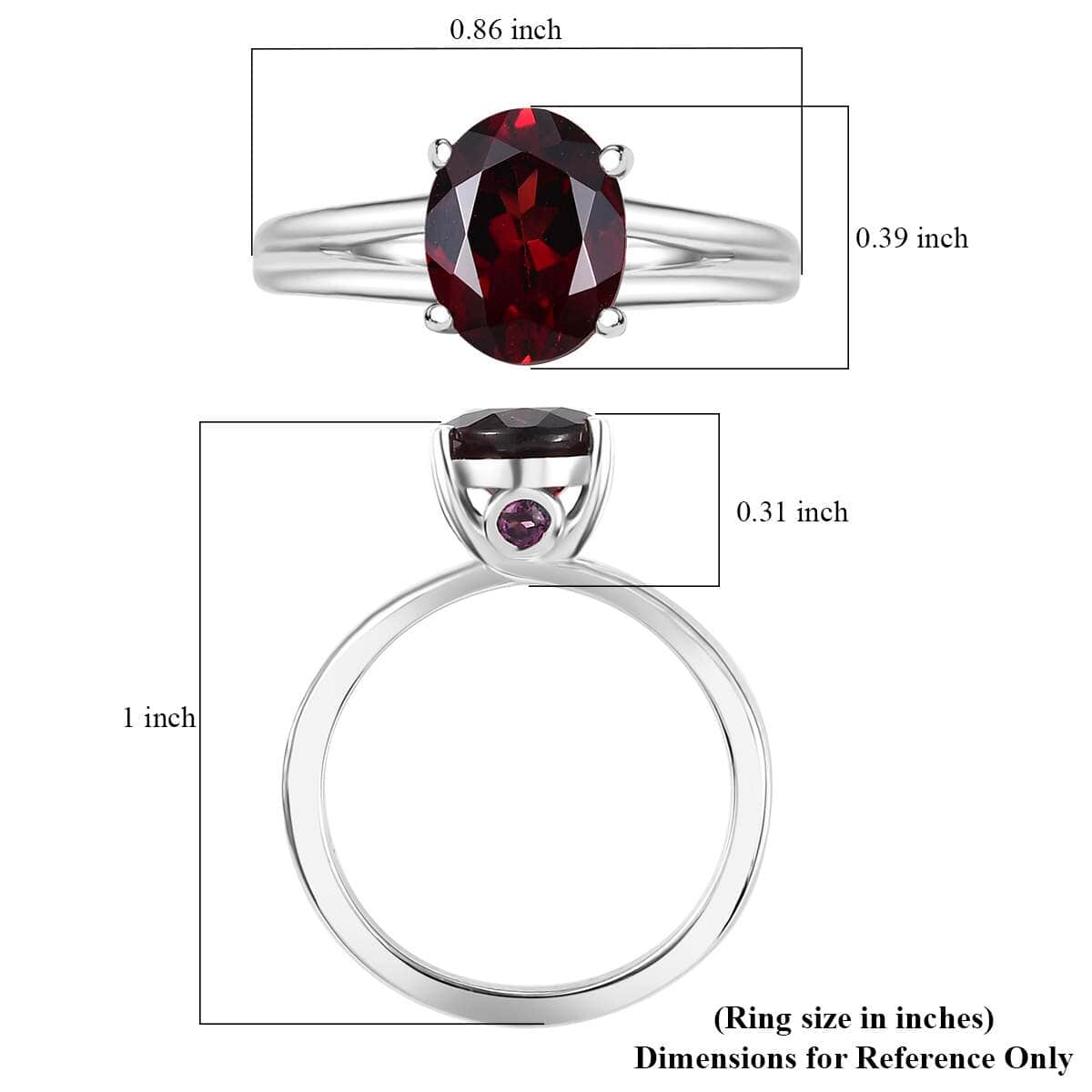 Debate Deal Orissa Rhodolite Garnet, Ouro Fino Rubellite Ring in Rhodium Over Sterling Silver (Size 10.0) 2.30 ctw image number 5