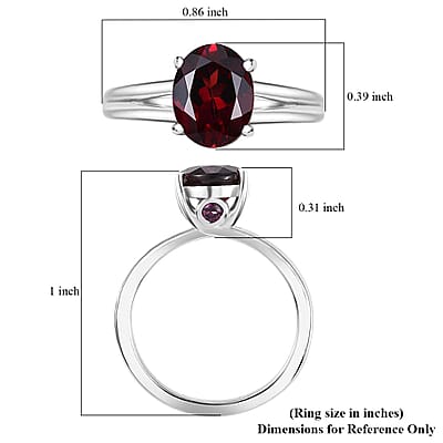Debate Deal Orissa Rhodolite Garnet, Ouro Fino Rubellite Ring in Rhodium Over Sterling Silver (Size 10.0) 2.30 ctw