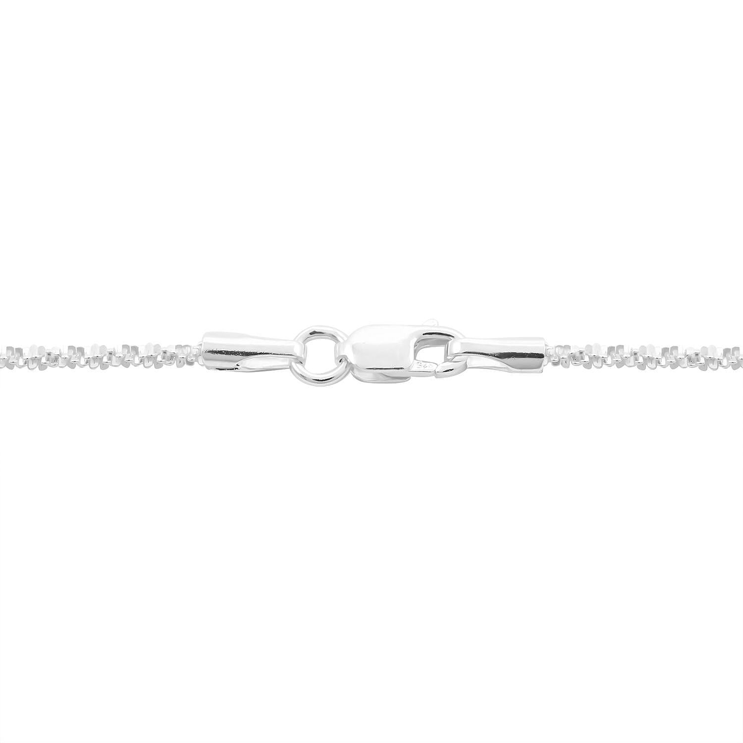 Sparkle Necklace in Sterling Silver 20 Inches 3 Grams