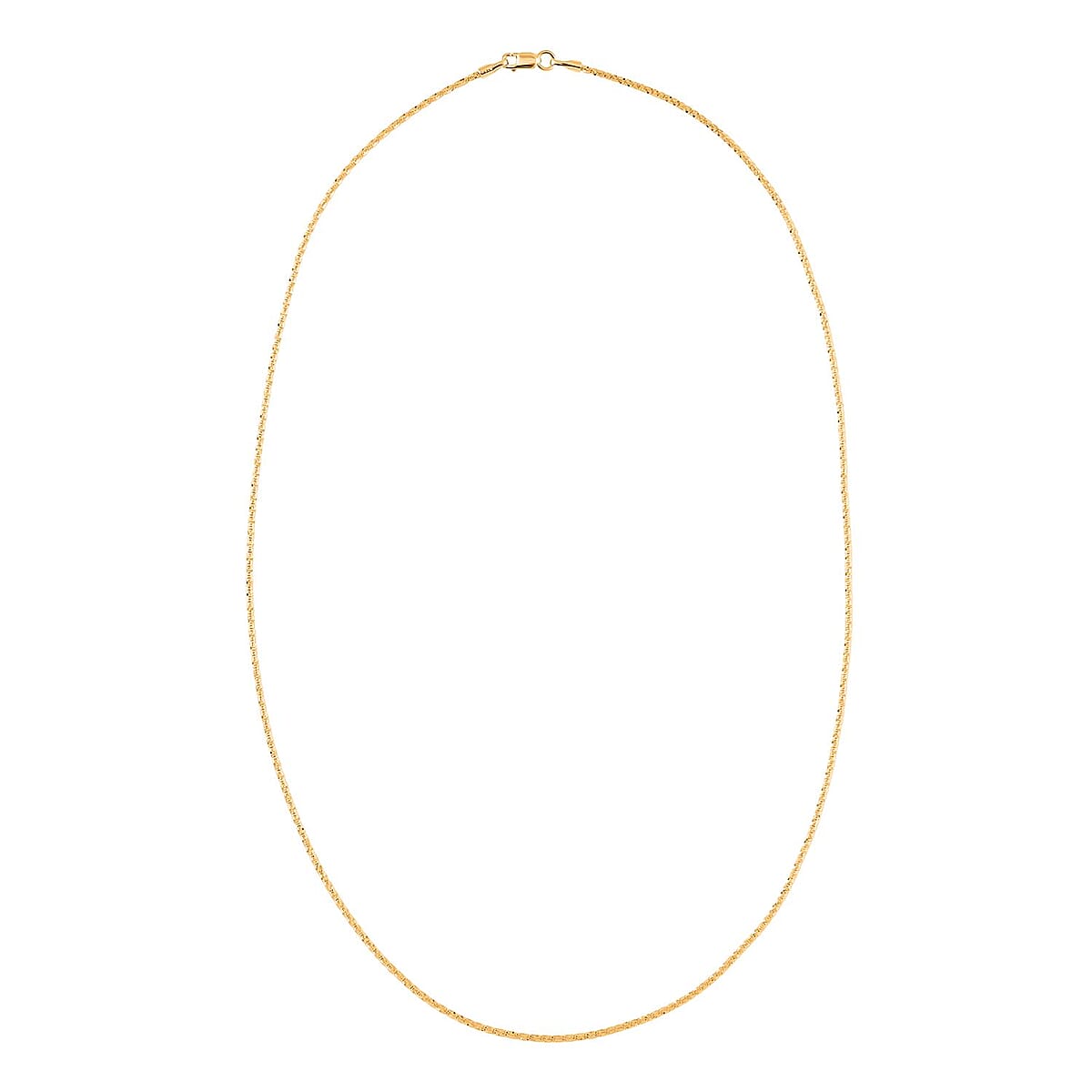 Sparkle Necklace in 14K Yellow Gold Over Sterling Silver 20 Inches 3 Grams image number 3
