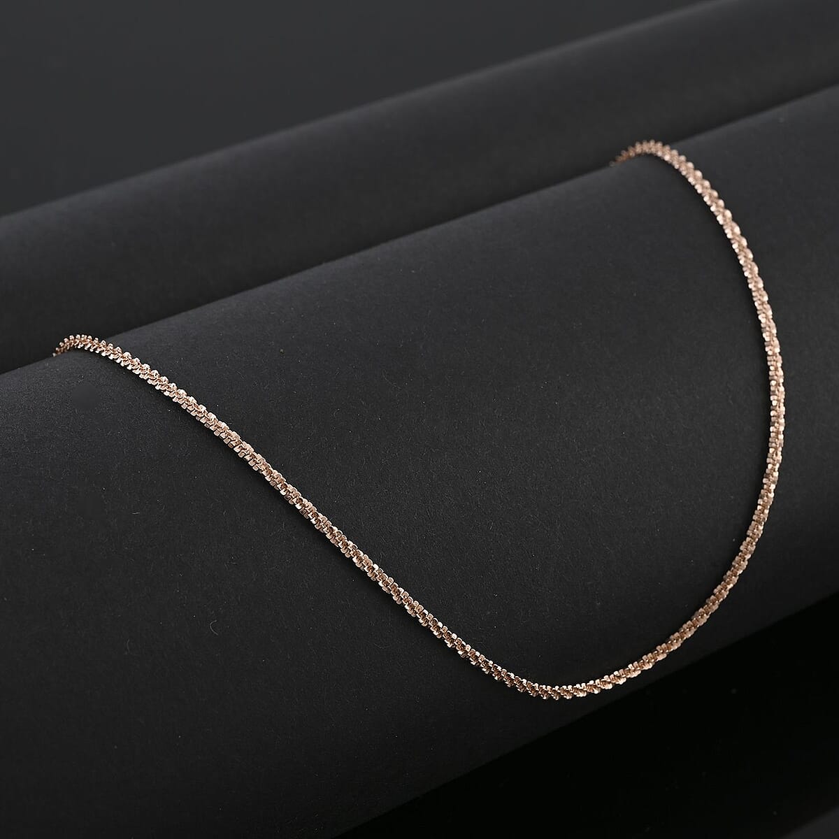Sparkle Necklace in 14K Rose Gold Over Sterling Silver 20 Inches 3 Grams image number 1