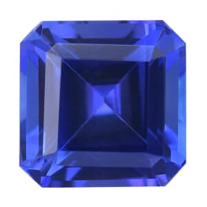 Certified & Appraised Asscher Cut AAAA Tanzanite (Oct Free Size) 3.00 ctw