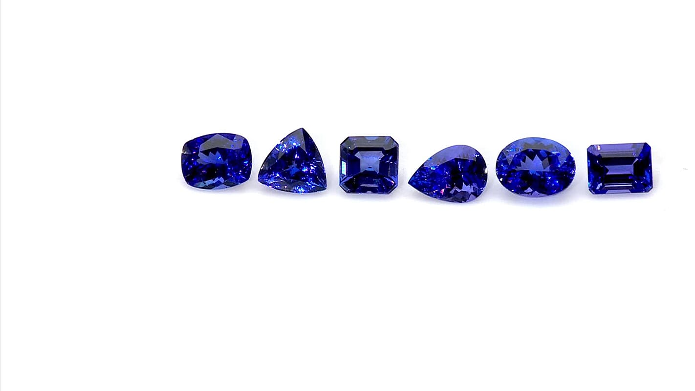 Certified & Appraised Asscher Cut AAAA Tanzanite (Oct Free Size) 3.00 ctw