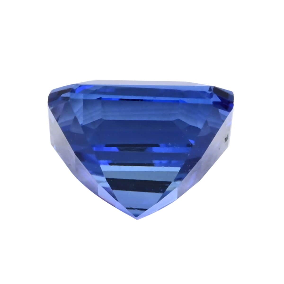 Certified & Appraised Asscher Cut AAAA Tanzanite (Oct Free Size) 3.00 ctw image number 1