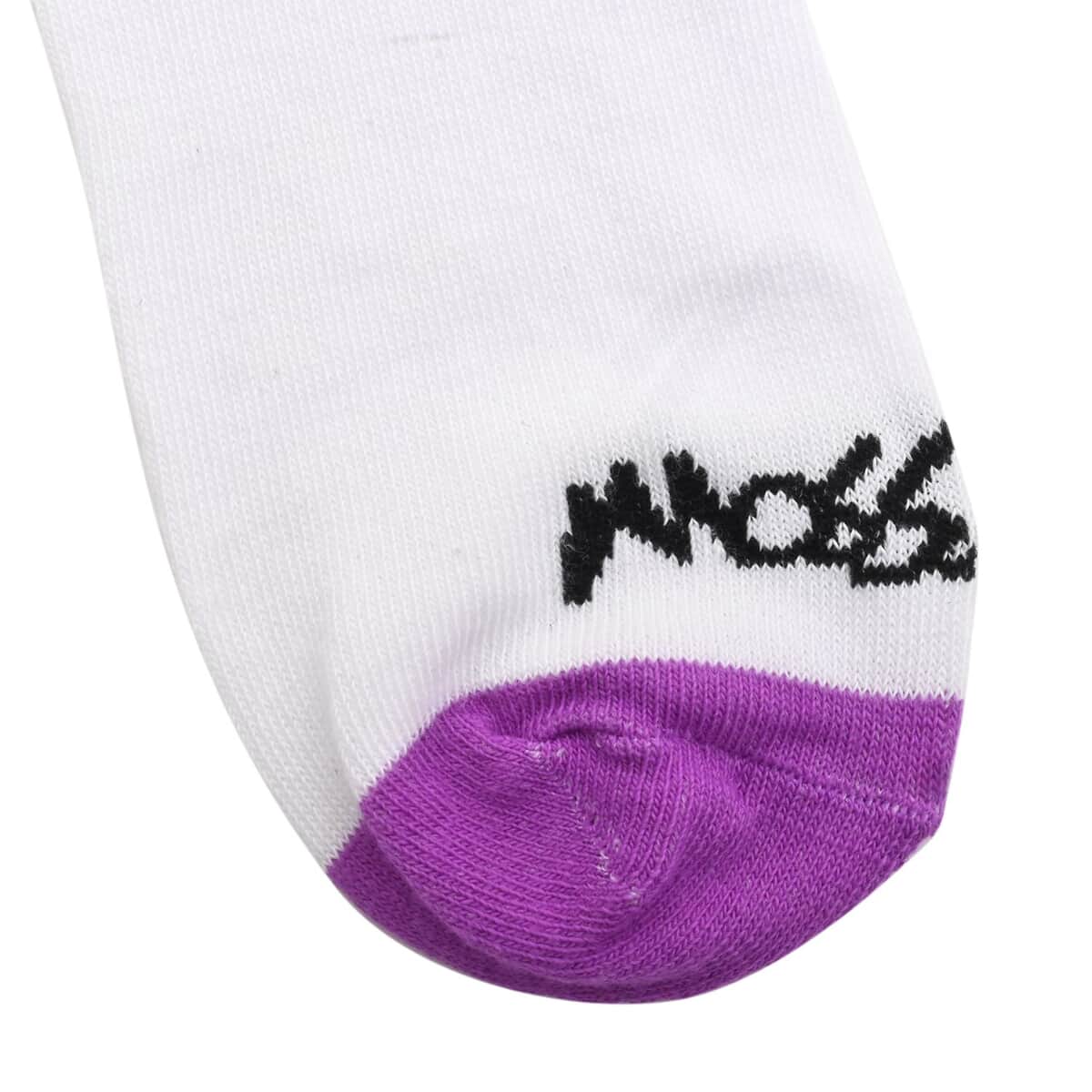 Closeout Mossimo 20 Pairs Quarter Length Women's Socks - White/Multi Color (Sizes 4-10) image number 2